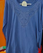 بلوز زنانه استین بلند سایز ۴۶ تا ۵۰