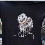 تیشرت زنانه تک رنگ مشکی