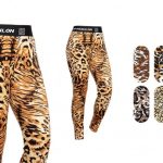 شلوار مخمل پلنگی زنانه