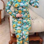 بلوز شلوار مخمل ست مادر و دختر