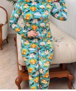 بلوز شلوار مخمل ست مادر و دختر