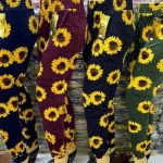 شلوار مخمل گل افتابگردون