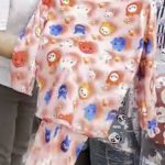 بلوز و شلوار مخمل سه بعدی دخترانه