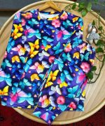 بلوز و شلوار مخمل سه بعدی زنانه - تصویر 2