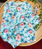 بلوز و شلوار مخمل سه بعدی زنانه