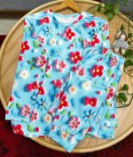 بلوز و شلوار مخمل سه بعدی زنانه - تصویر 4